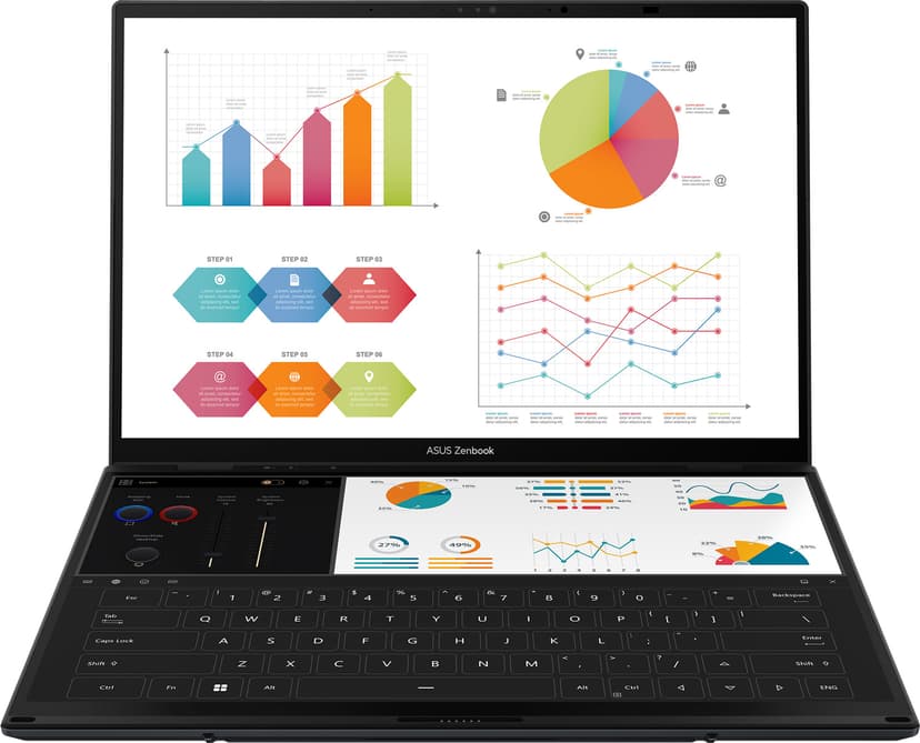 ASUS Zenbook Duo OLED (2024) Intel Core Ultra 7 32GB 1000GB 14"