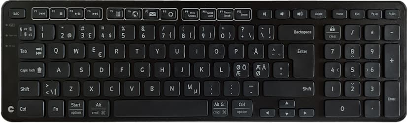 Contour Design Contour Rollermouse PRO + Balance Keyboard Combo (Wireless) RF Wireless + Bluetooth + USB Type-A