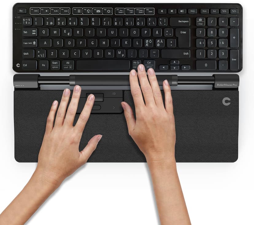 Contour Design Contour Rollermouse PRO + Balance Keyboard Combo (Wireless) RF Wireless + Bluetooth + USB-A