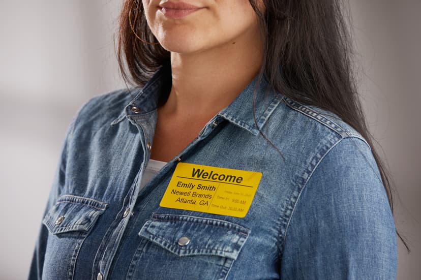 Dymo Labels Name Badge 54 x 101mm Yellow 220pcs/box - LabelWriter