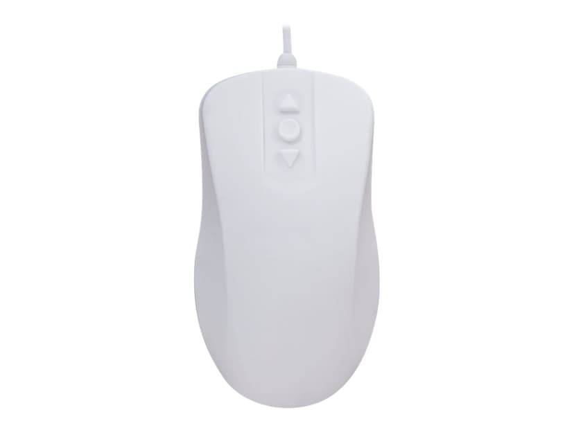Contour Design Active Key ClassicClean Medical IP68 Scroll Buttons USB-A Mus Hvid