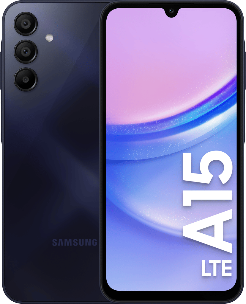 Samsung Galaxy A15 128GB Musta, Sininen