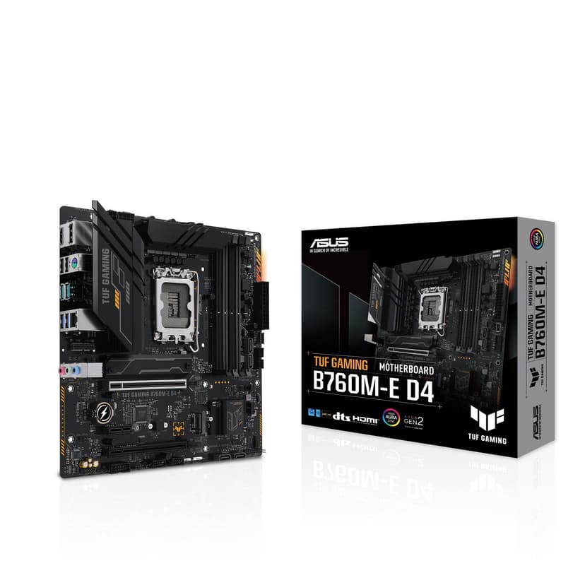 ASUS TUF Gaming B760M-E D4 LGA 1700 micro ATX Moderkort