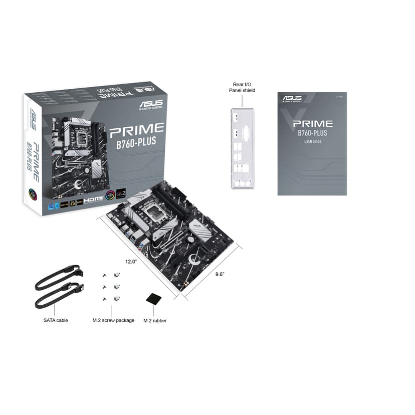 ASUS Prime B760-PLUS LGA 1700 ATX Bundkort
