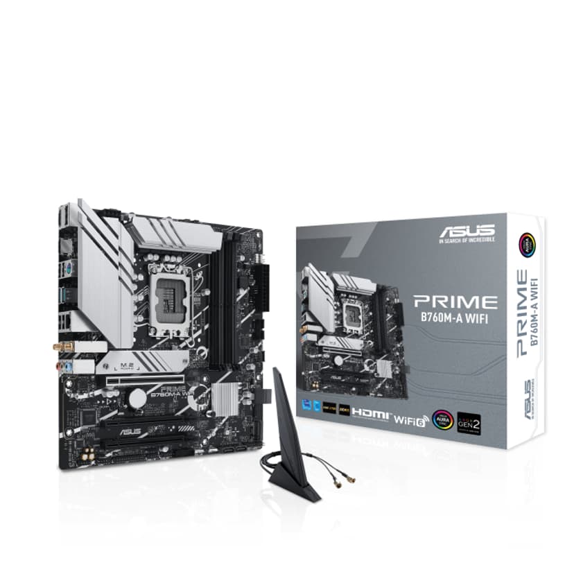 ASUS Prime B760M-A WIFI LGA 1700 Micro-ATX Moderkort