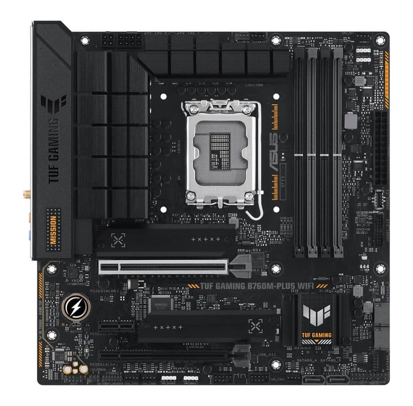 ASUS TUF Gaming B760M-PLUS WIFI LGA 1700 micro ATX Moederbord