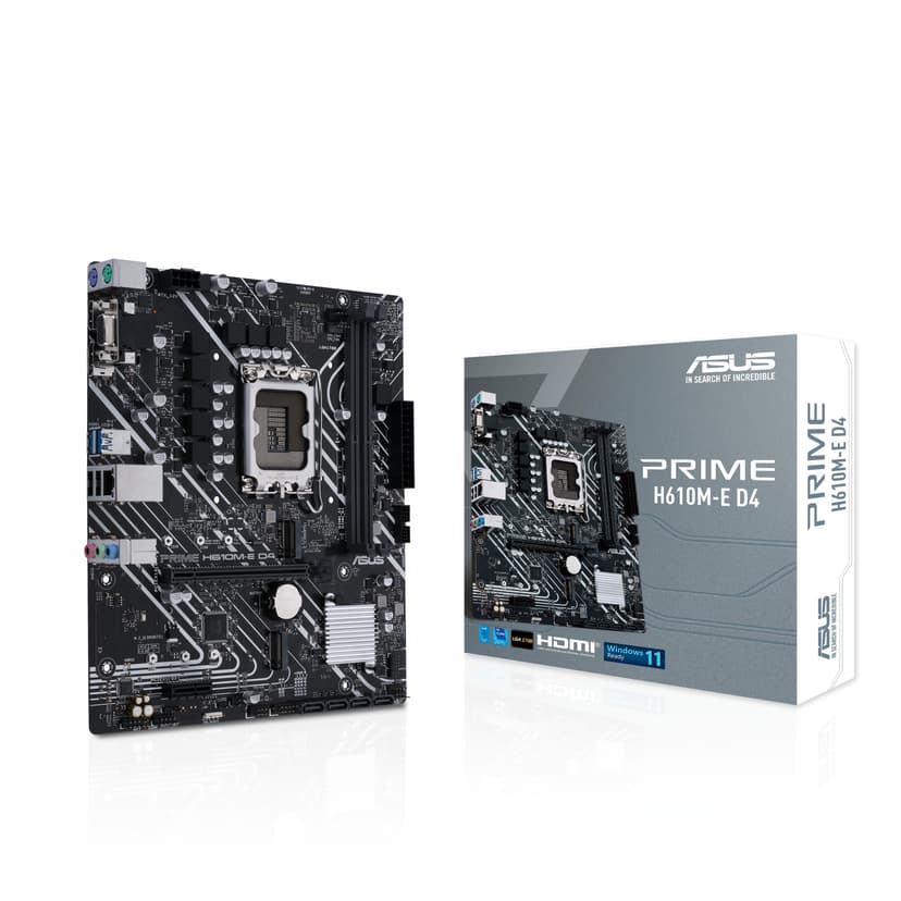 ASUS Prime H610M-E D4-CSM LGA 1700 Micro-ATX Moederbord