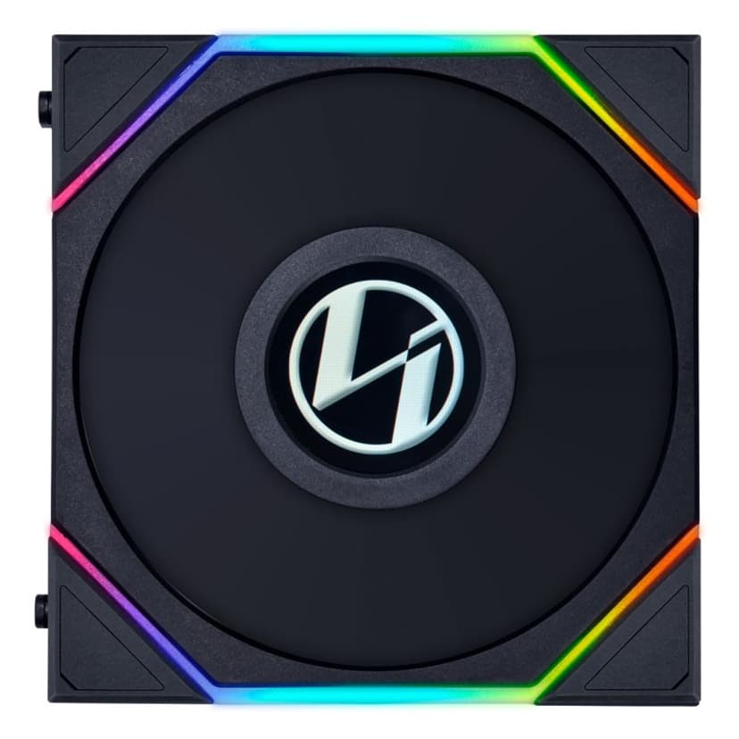Lian-Li UNI TL120 LCD 3-P Vifte Sort