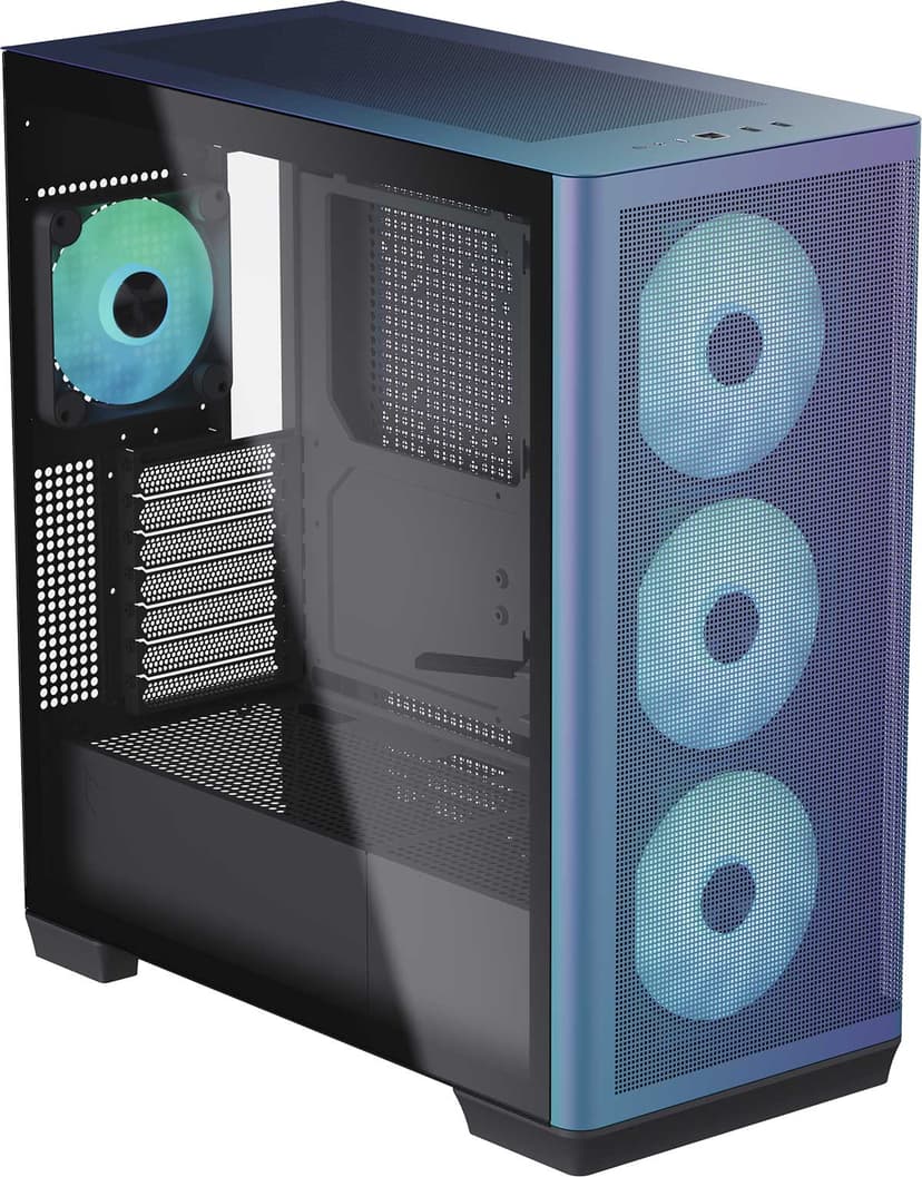 APNX C1 Midi Tower Kromfarget, Lilla, Sort