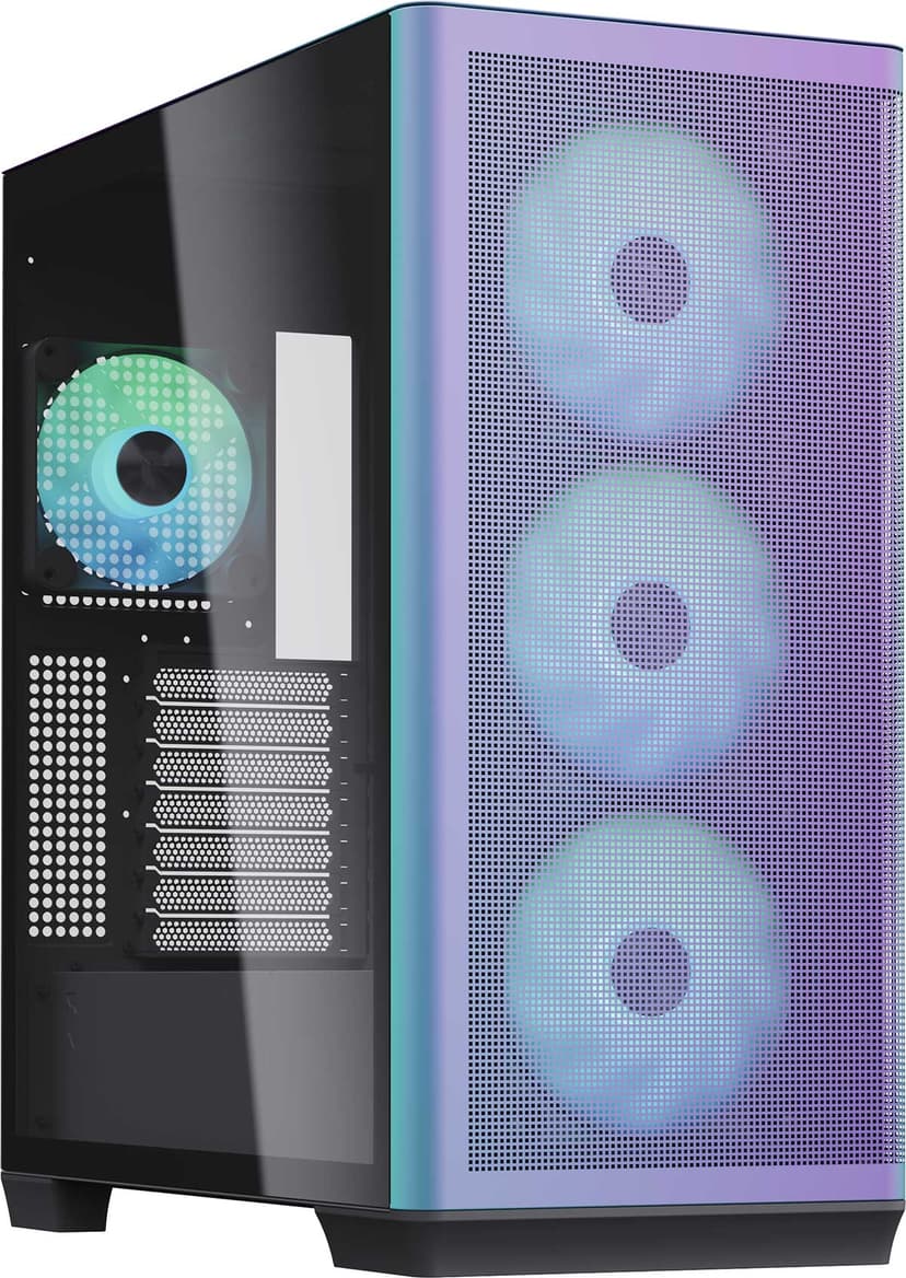APNX C1 Midi Tower Kromfarget, Lilla, Sort