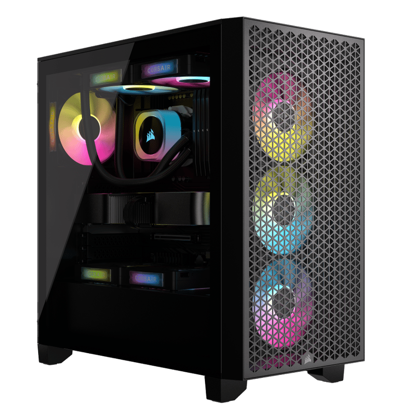 Corsair RX RGB ICUE Link RX120 RGB 120MM Triple Tuuletin Musta
