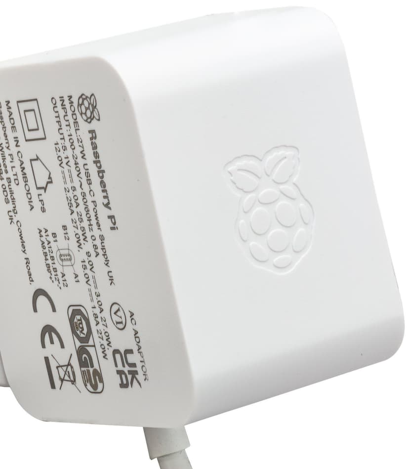 Raspberry Pi Power Supply 27W for RBP-5 USB-C EU 27W