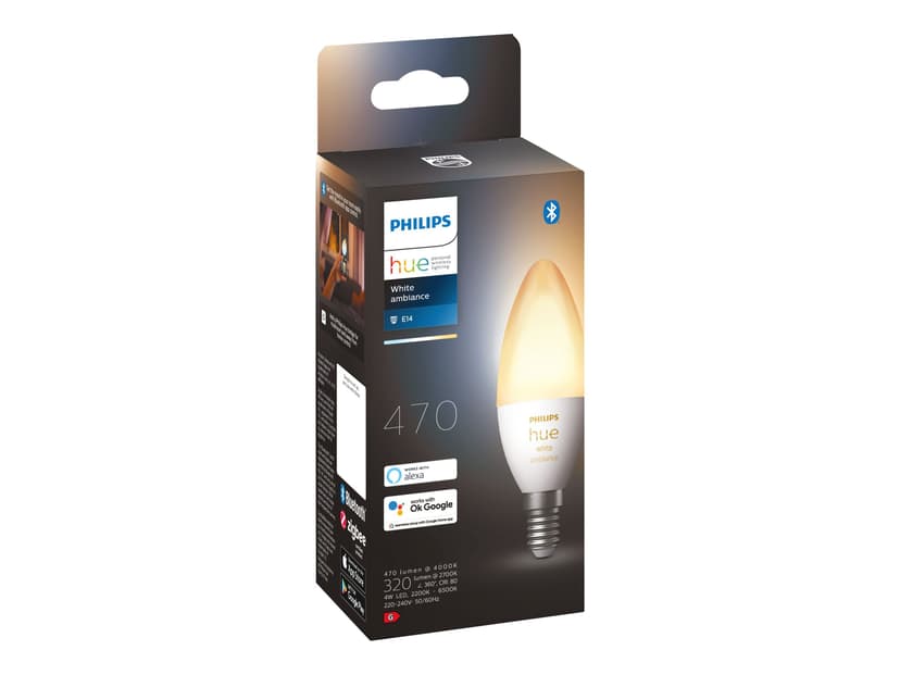 Philips Hue White ambiance Kynttilälamppu – E14-älylamppu