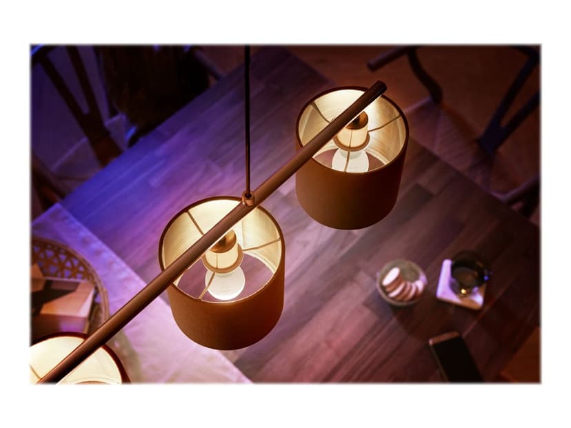 Philips Hvide Hue pærer Krone - E14 pærer - 2-pak