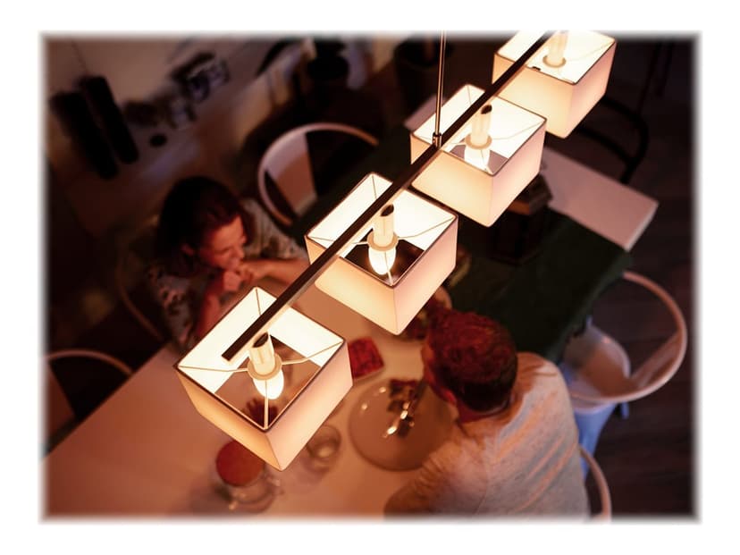 Philips Hue White ambiance Kronljus – E14 smart ljuskälla – (2-pack)