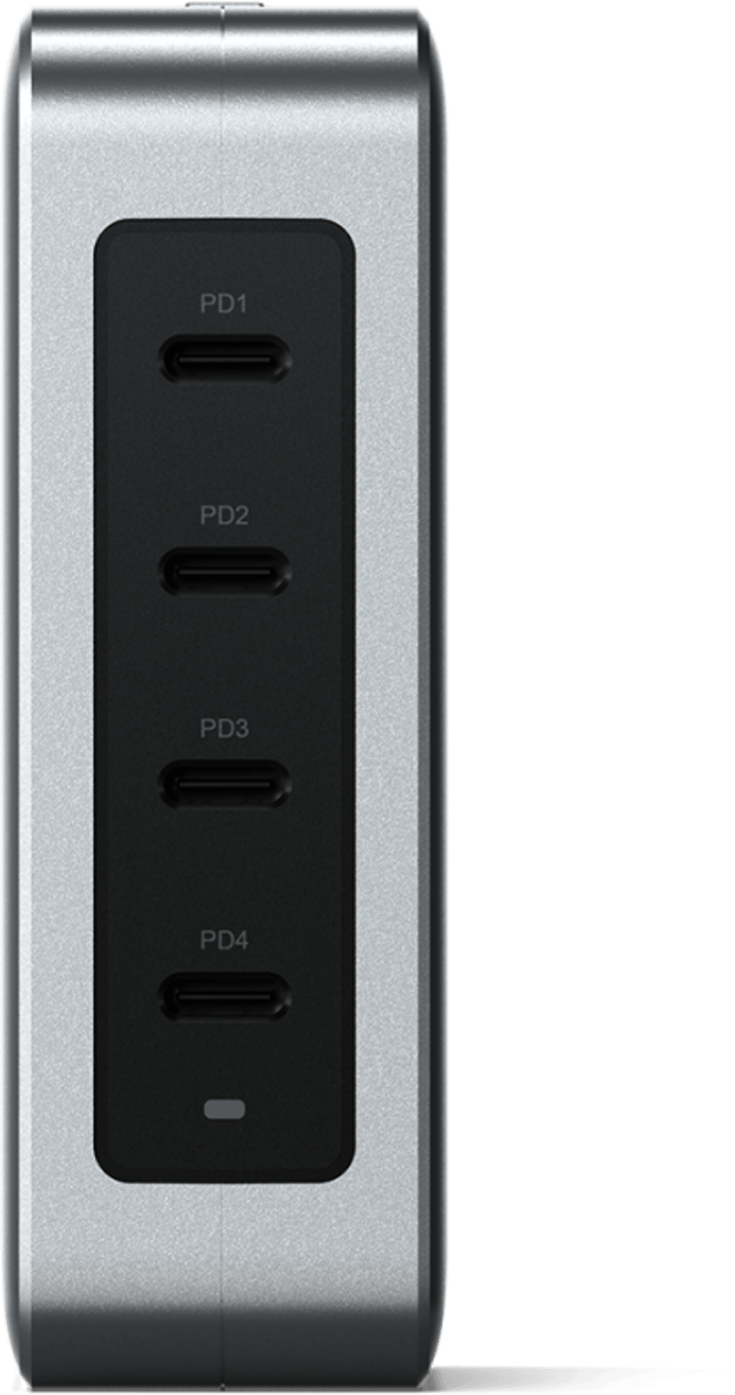 Satechi 145W USB-C GaN-reseladdare med 4 portar Silver