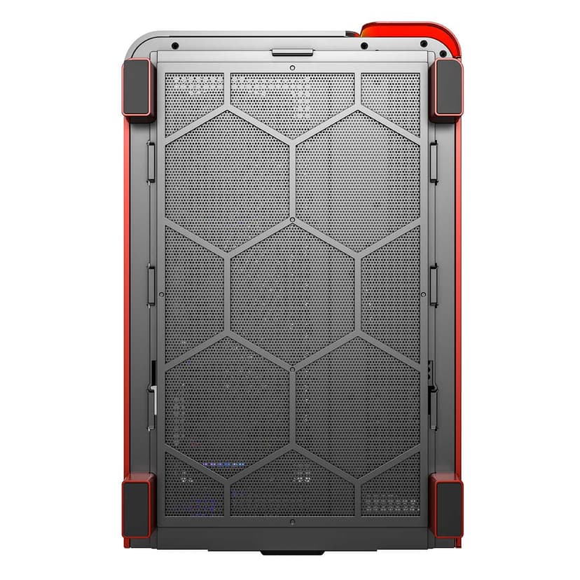 Montech King 95 Pro Curved Glass 6x ARGB +HUB Midi Tower Röd
