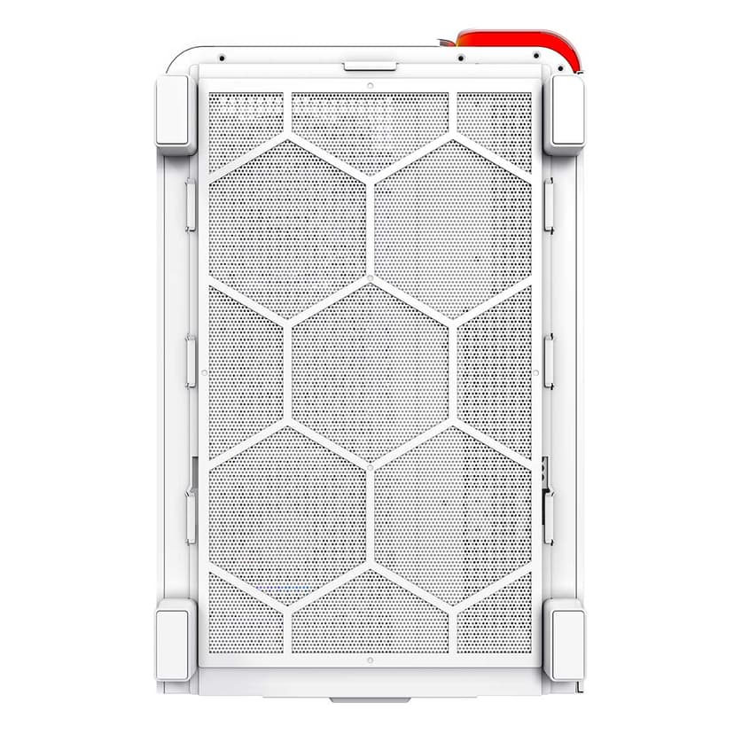 Montech King 95 Pro Curved Glass 6x ARGB +HUB Midi Tower Valkoinen