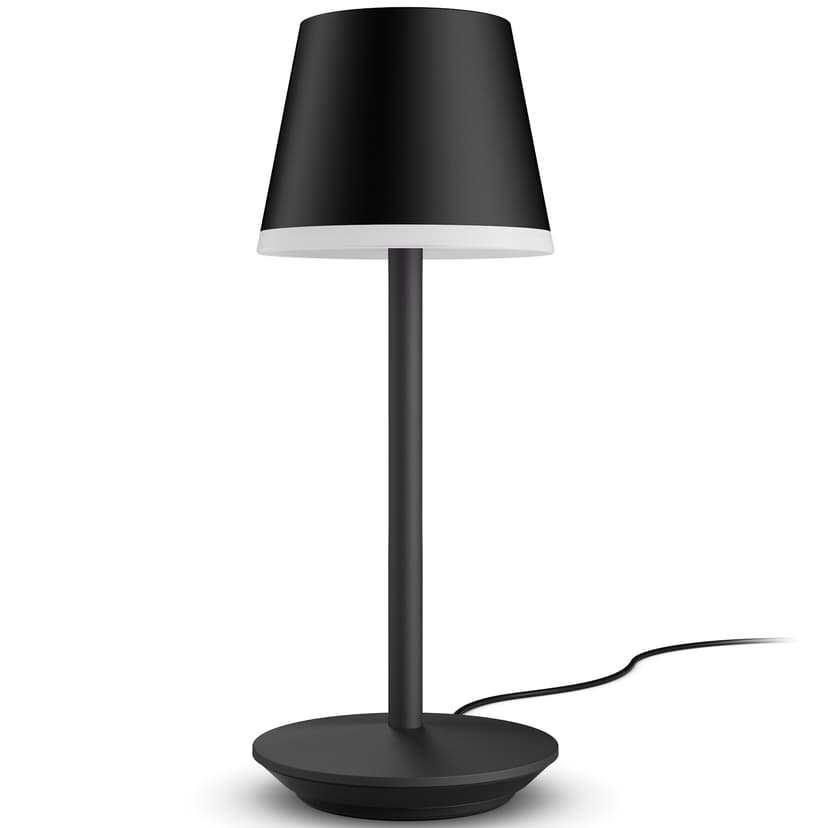 Philips Hue Go Portable Table Lamp White/Colour Ambiance - Black/Grey