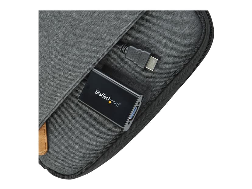 Startech HDMI to VGA Video Adapter with Audio for Laptop / Ultrabook videokonverterare Svart
