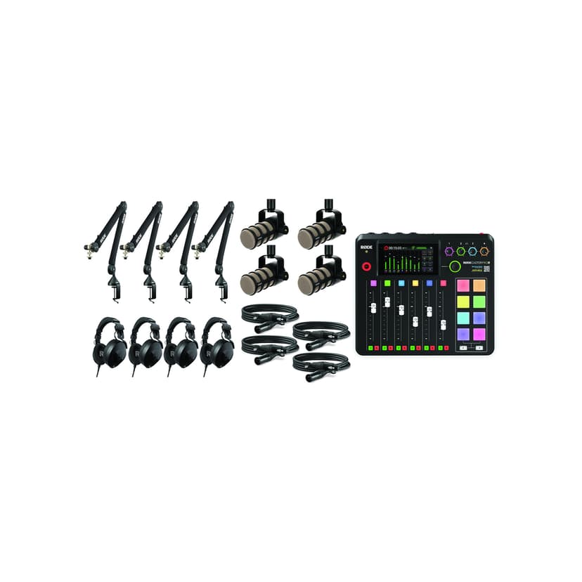 Røde 4-person Podcasting Bundle