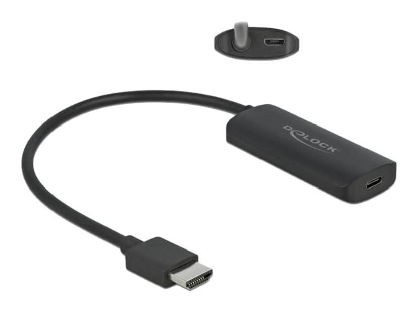 Delock HDMI to USB-C adapter HDMI USB C Sort