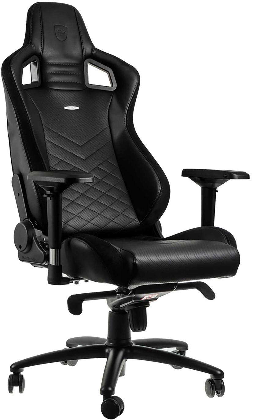 noblechairs EPIC PC-spelsstol Stoppad sits Svart