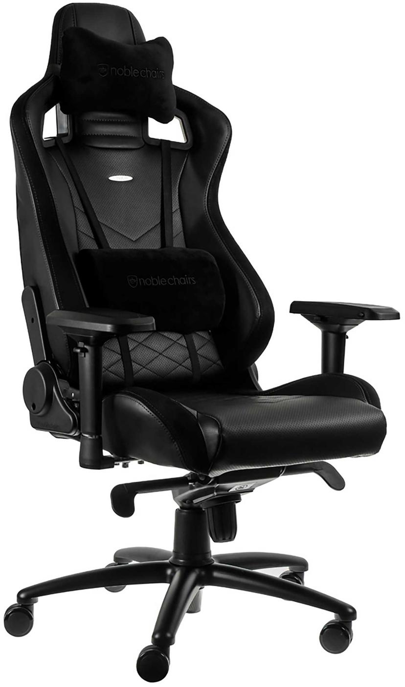 noblechairs EPIC PC-pelituoli pehmustettu istuin Musta
