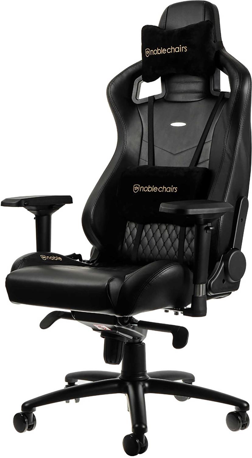 noblechairs EPIC PC-spelsstol Stoppad sits Svart