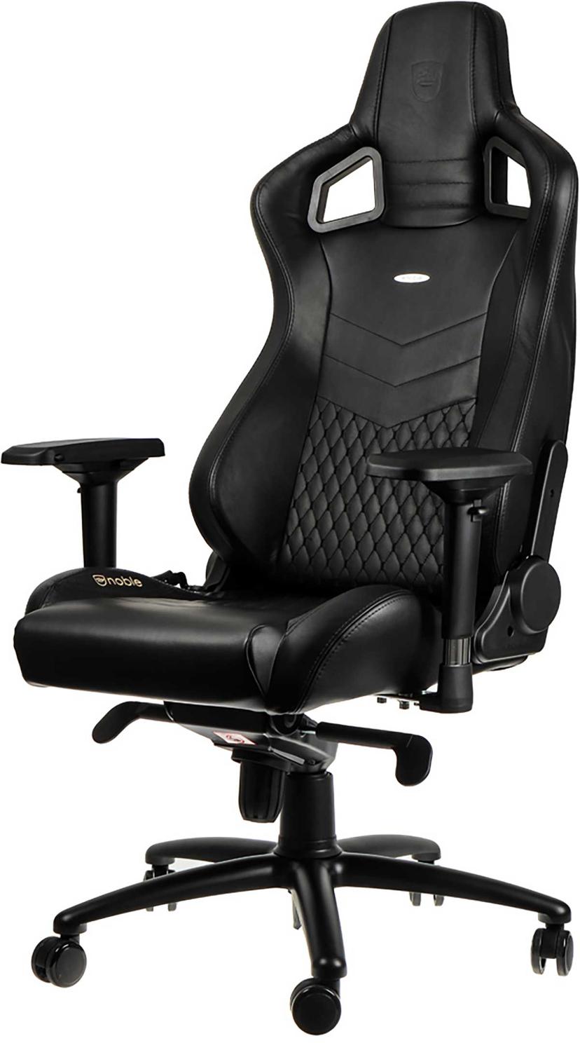 noblechairs EPIC PC-pelituoli pehmustettu istuin Musta