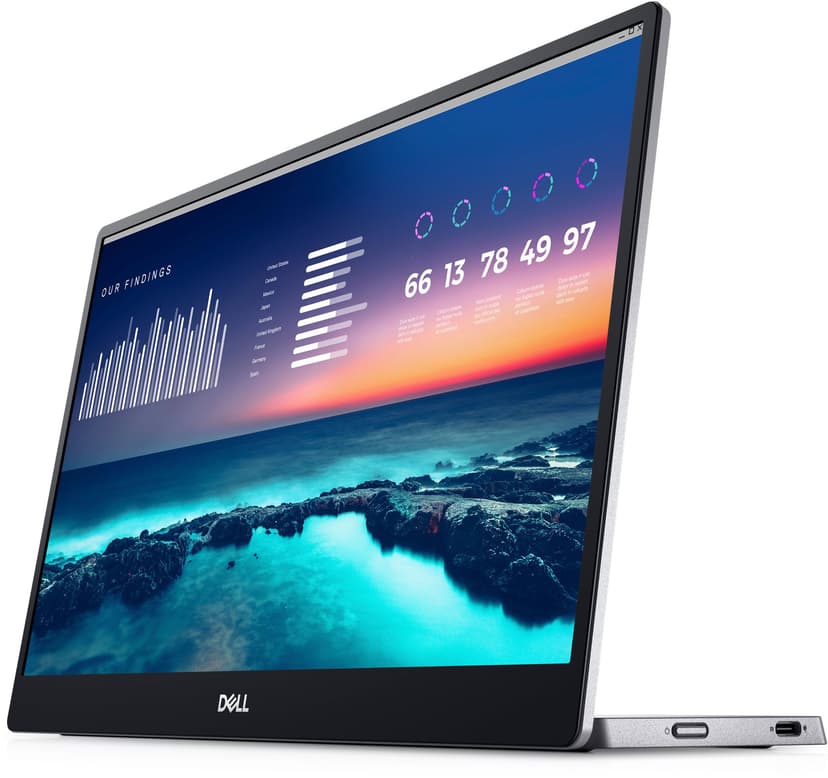 Dell P1424H Portable Monitor 14" 1920 x 1080pixels IPS 16:9 60Hz