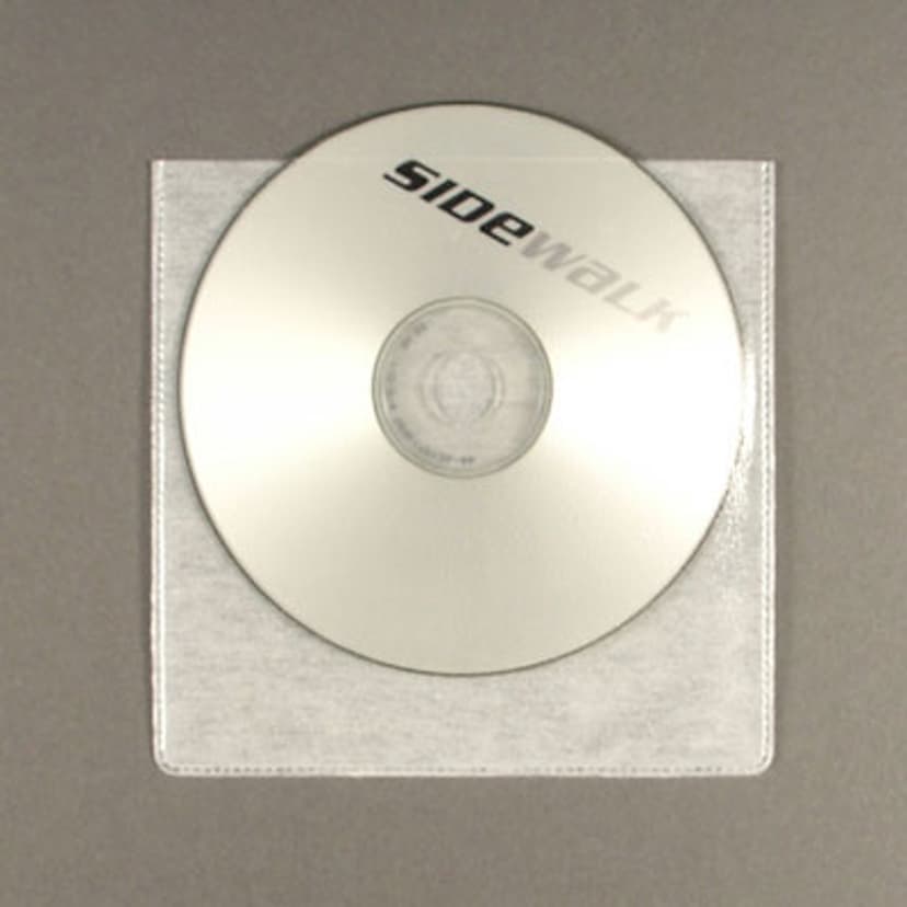 Sidewalk CD Plastic Case Transparent Repskydd 50-Pack