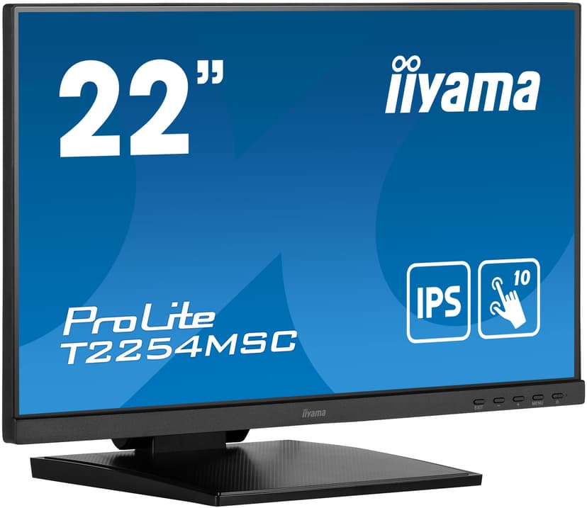 iiyama Prolite T2254MSC-B1AG 21.5" PCAP 10P-Touch FHD 16:9 21.5" 1920 x 1080pixels IPS 16:9 60Hz