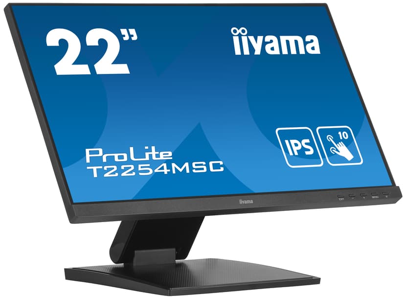 iiyama Prolite T2254MSC-B1AG 21.5" PCAP 10P-Touch FHD 16:9 21.5" 1920 x 1080pixels IPS 16:9 60Hz