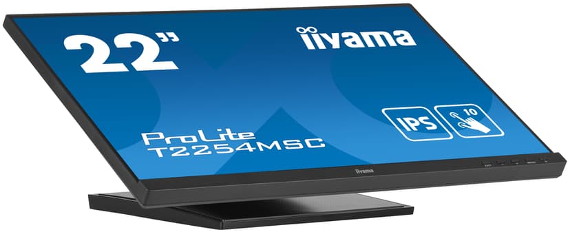 iiyama Prolite T2254MSC-B1AG 21.5" PCAP 10P-Touch FHD 16:9 21.5" 1920 x 1080pixels IPS 16:9 60Hz