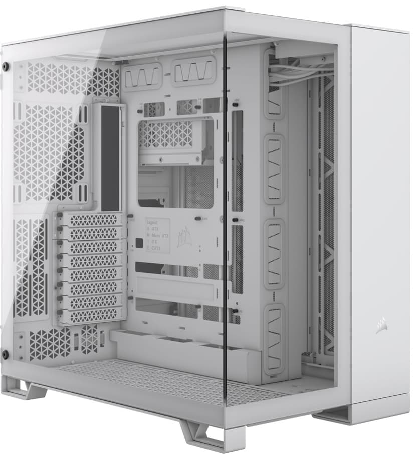 Corsair 6500X Glas Midi Tower Valkoinen