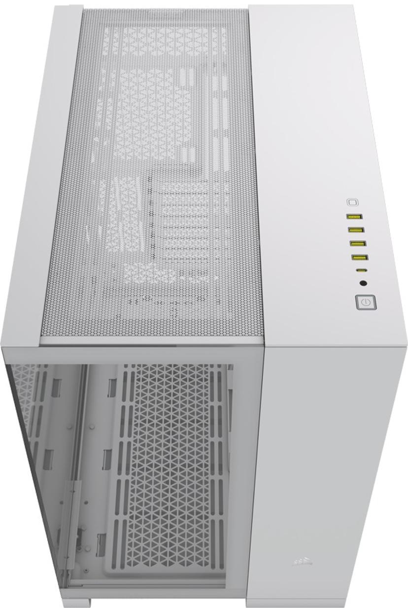 Corsair 6500X Glas Midi Tower Valkoinen