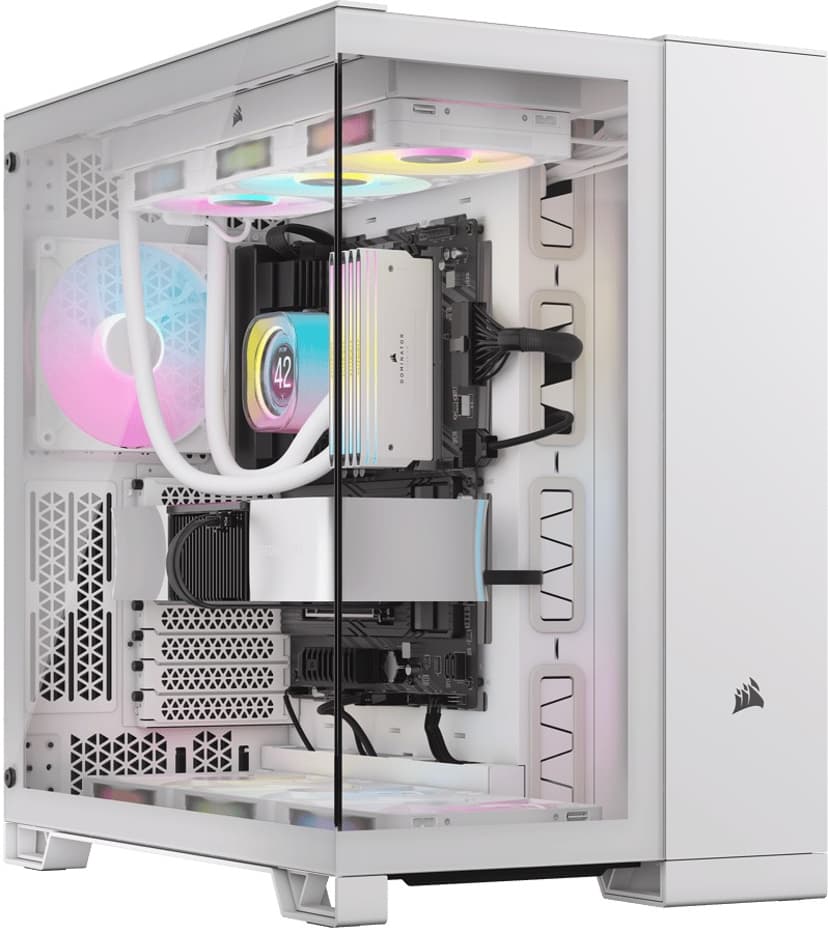 Corsair 6500X Glas Midi Tower Vit