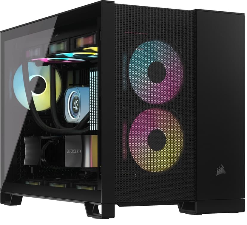 Corsair 2500D Airflow Mesh Midi Tower Svart