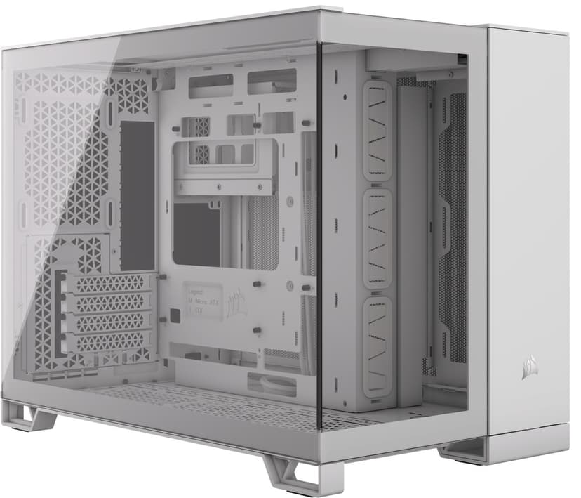 Corsair 2500X Glas Midi Tower Vit