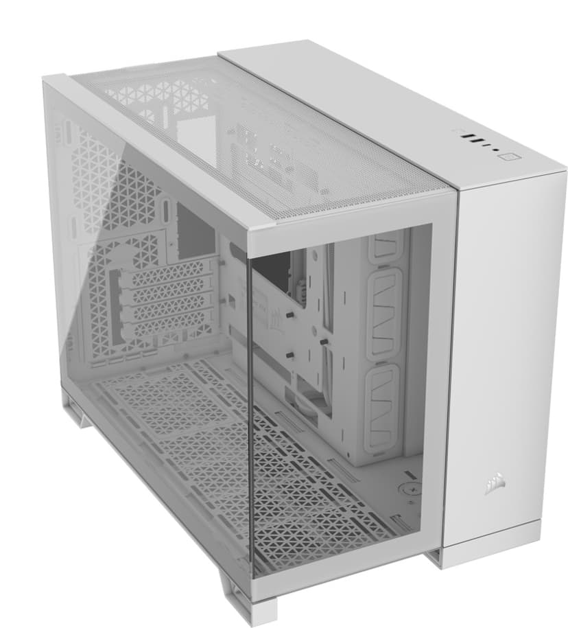 Corsair 2500X Glas Midi Tower Vit