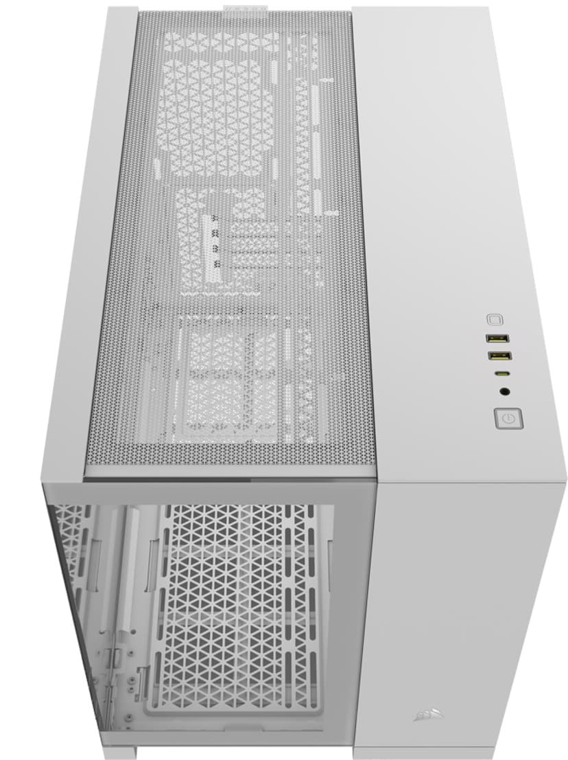 Corsair 2500X Glas Midi Tower Vit