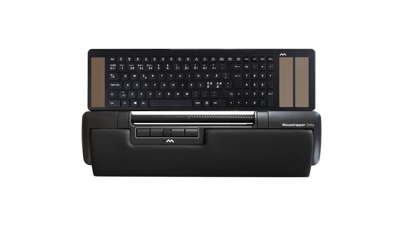 Mousetrapper Delta Extended & Type Keyboard - Kit USB-A Rullstav