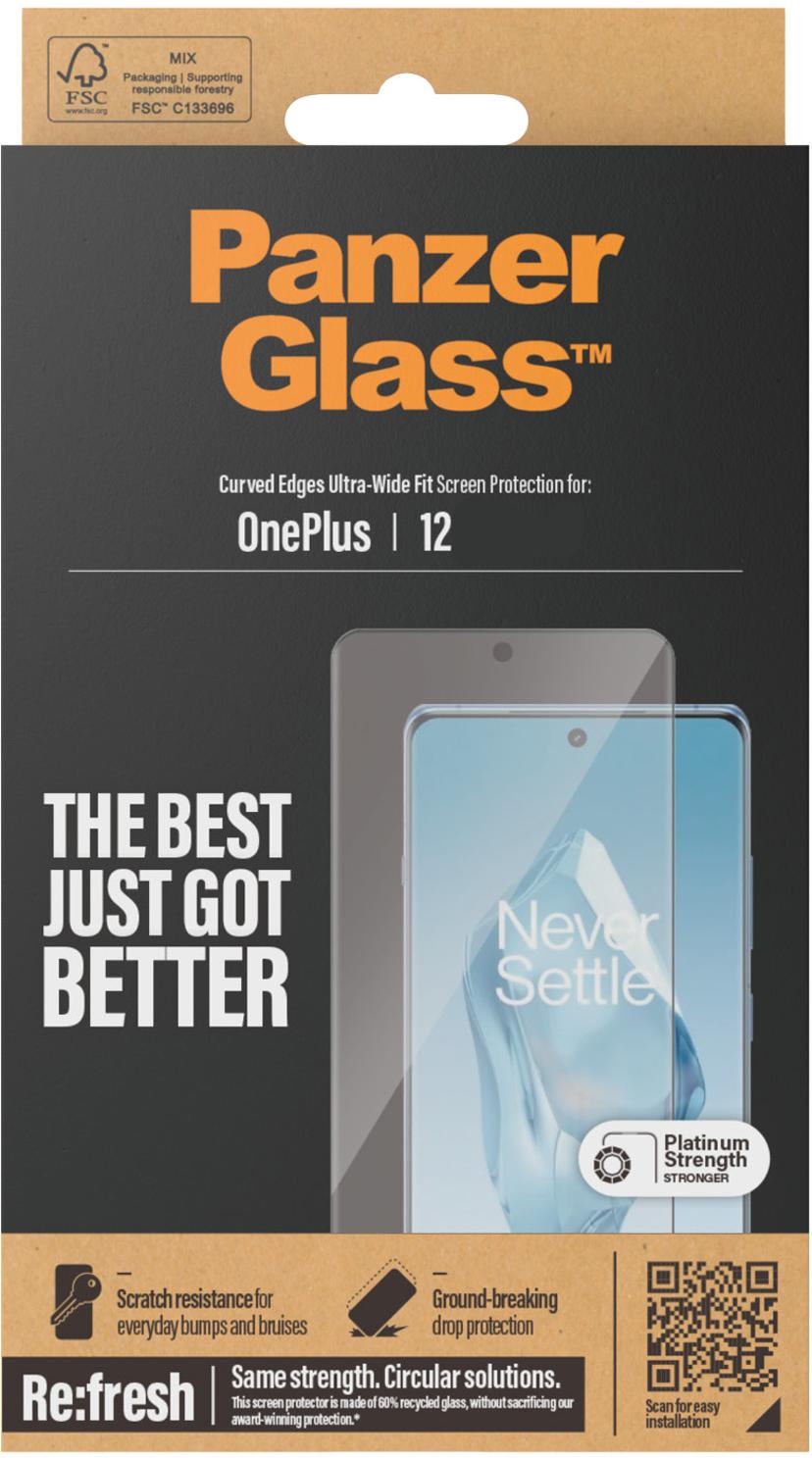 Panzerglass Ultra-Wide Fit skärmskydd OnePlus 12