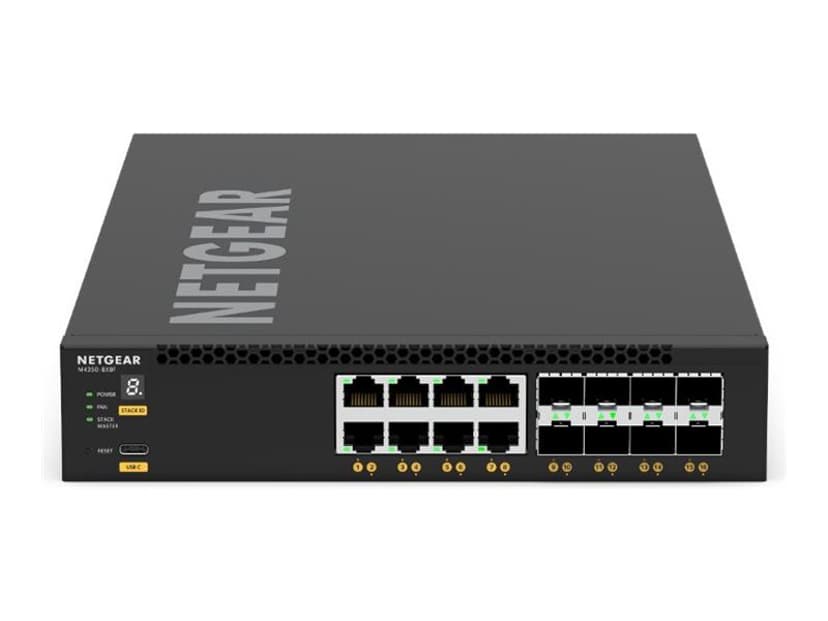 Netgear XSM4316 hanterad L3 10G Ethernet (100/1000/10000) 1U Svart