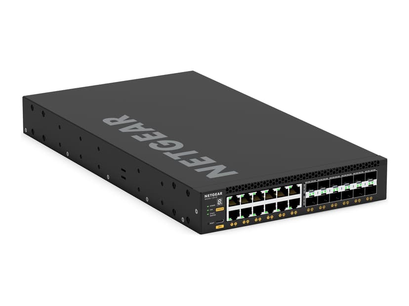 Netgear M4350-12X12F hanterad L3 10G Ethernet (100/1000/10000) 1U Svart