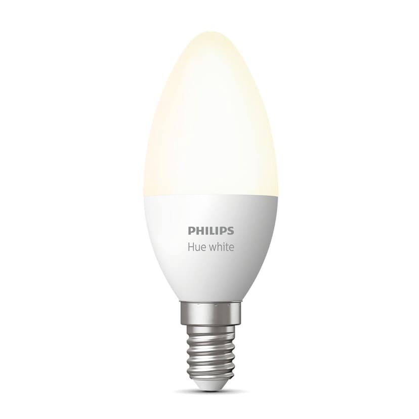 Philips Hvide Hue pærer Kerte - E14 pære - 1-pak