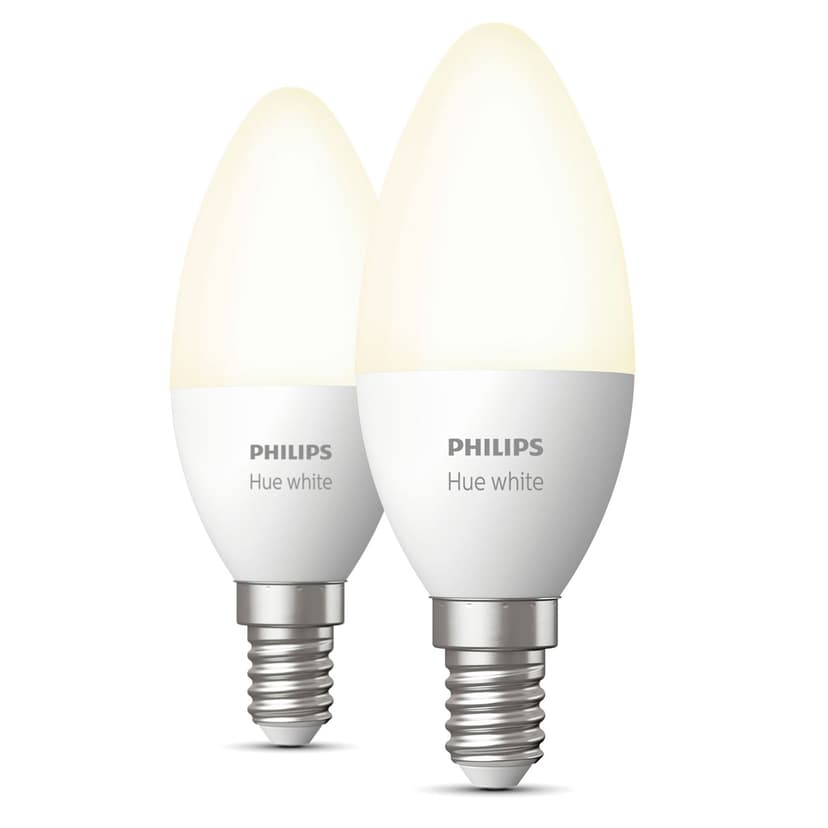 Philips Hue, valkoinen Kynttilälamppu - E14-älylamppu - (2 kpl)