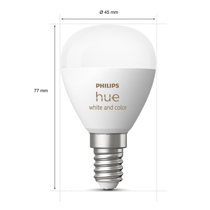 Philips Hue White And Color Ambiance E14 2-pack