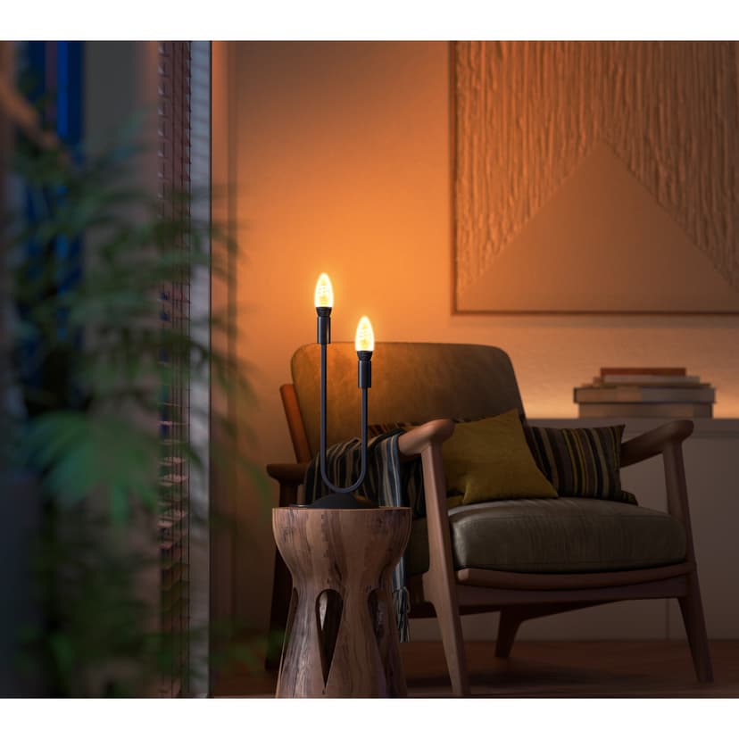 Philips Kerte - E14 pærer - 2-pak